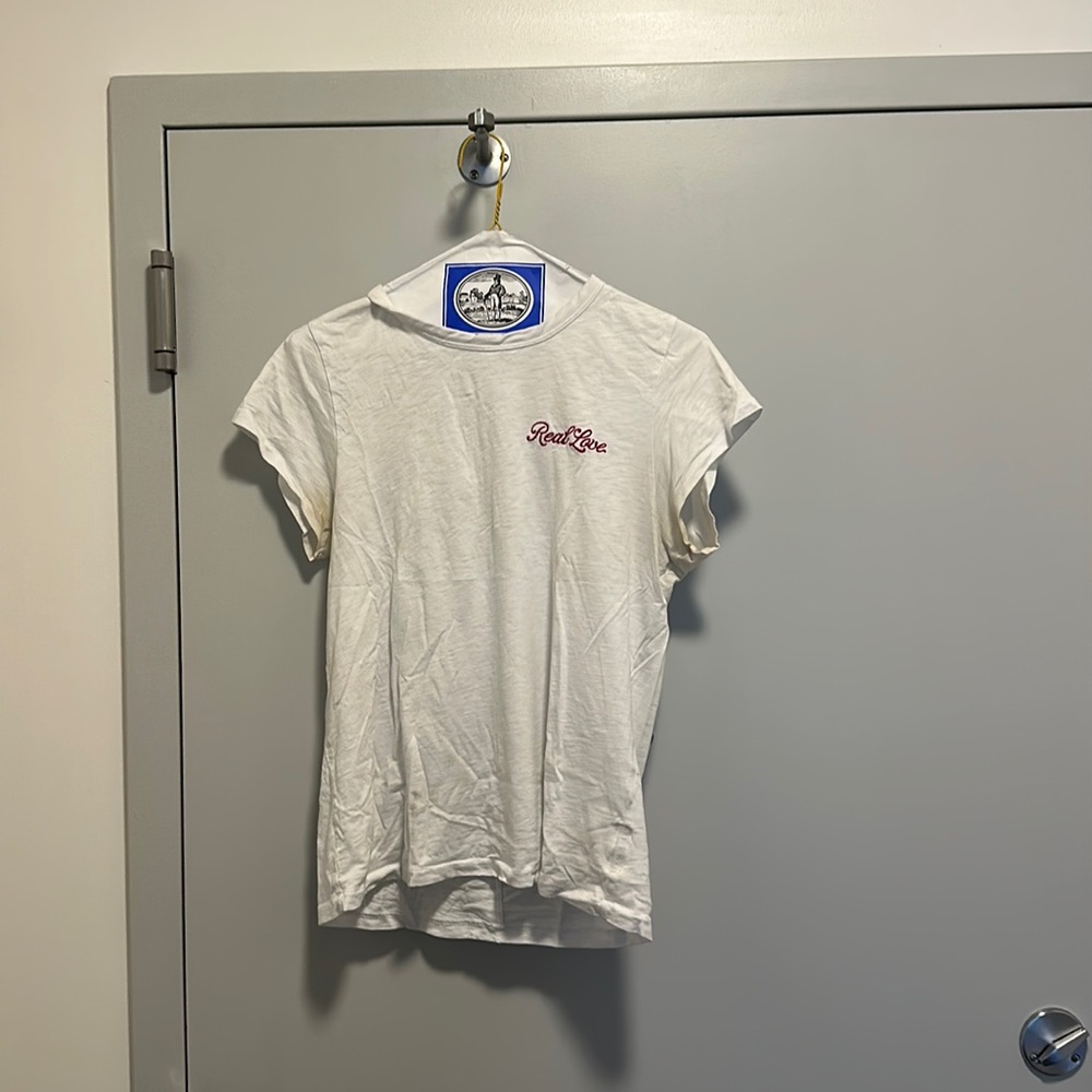 Rag and bone white T shirt size M